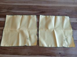 Vintage Embroidered Napkins Set of 2 Floral Design Decor