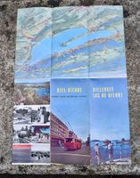 50er/60er Jahre Faltprospekt Bielersee / Biel-Bienne Lac de