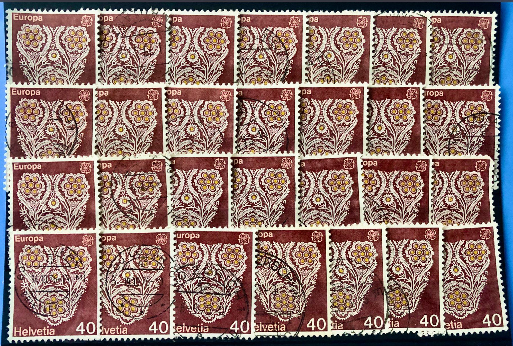 Tutti i francobolli: Nr.576 St.Galler Stickerei mit Stempel      – Usato da Aarau venduto da Billa007