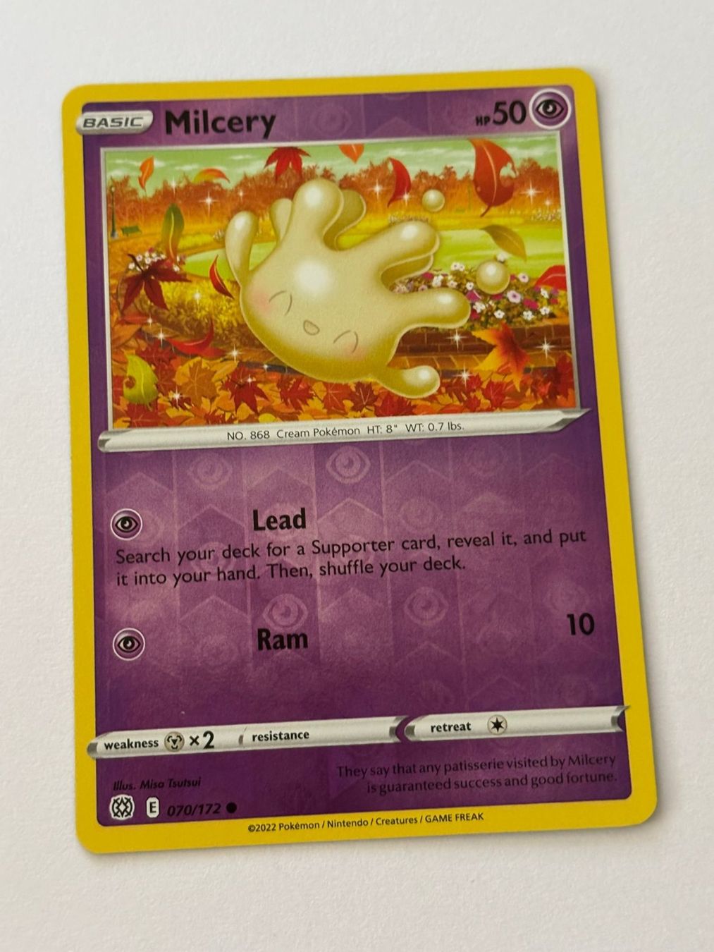 Pokémon Carte collezionabili: Pokemon-Karte Milcery 070/172 – Usato da Herisau venduto da Seyashop1