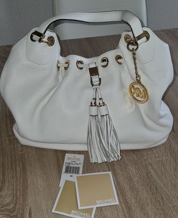 Michael Kors Handtasche weiss, Leder neu
