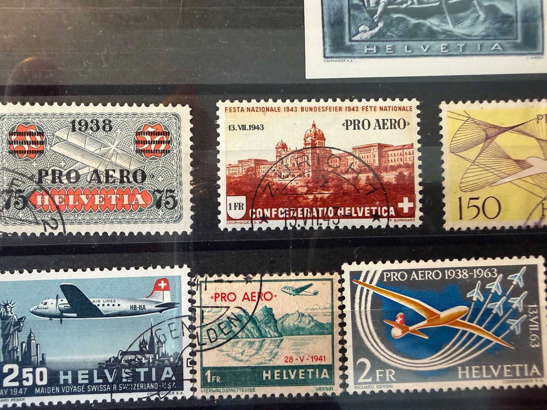 Tutti i francobolli: Pro Aero, div. Marken, gestempelt und postfrisch – Usato da Oberhasli venduto da Sicurezza 4