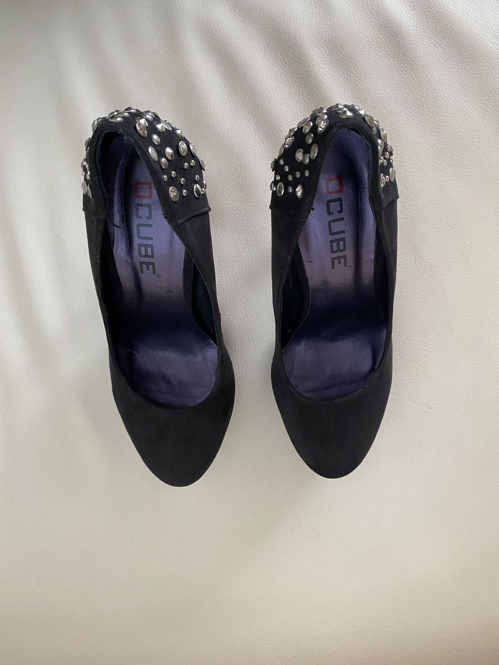 Cube Damenschuhe: Extravaganter must have CUBE Pumps, schwarz, Gr. 37 – Gebraucht aus Winkel von ferrari2022 4