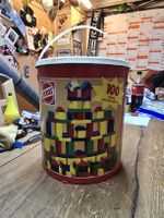 HEROS 100 Bunte Holzbausteine im Eimer (D)
