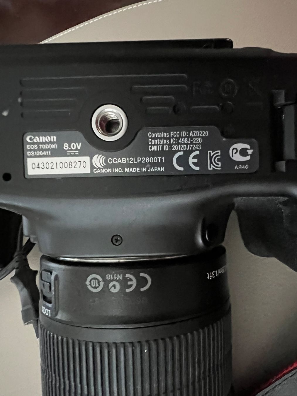 Canon Kamera: Canon EOS 70D Spiegelreflexkamera mit Objektiv + Zubehör – Gebraucht aus Wollerau von mod_pc7h 8