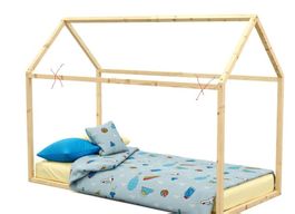 Hochwertiges Kinder-Hausbett inkl. Komfort-Matratze