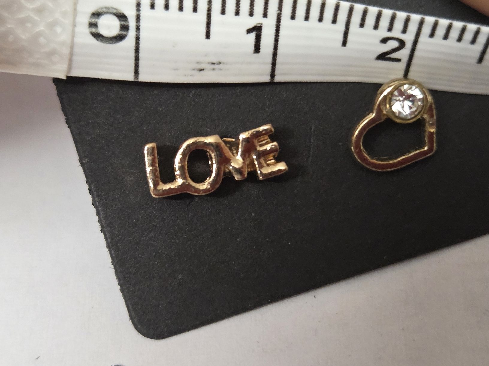 Ohrringe & -stecker:  Ohrstecker "Love" & Herz, Neu! – Neu (gemäss Beschreibung) aus Subingen von DENDLE20 3