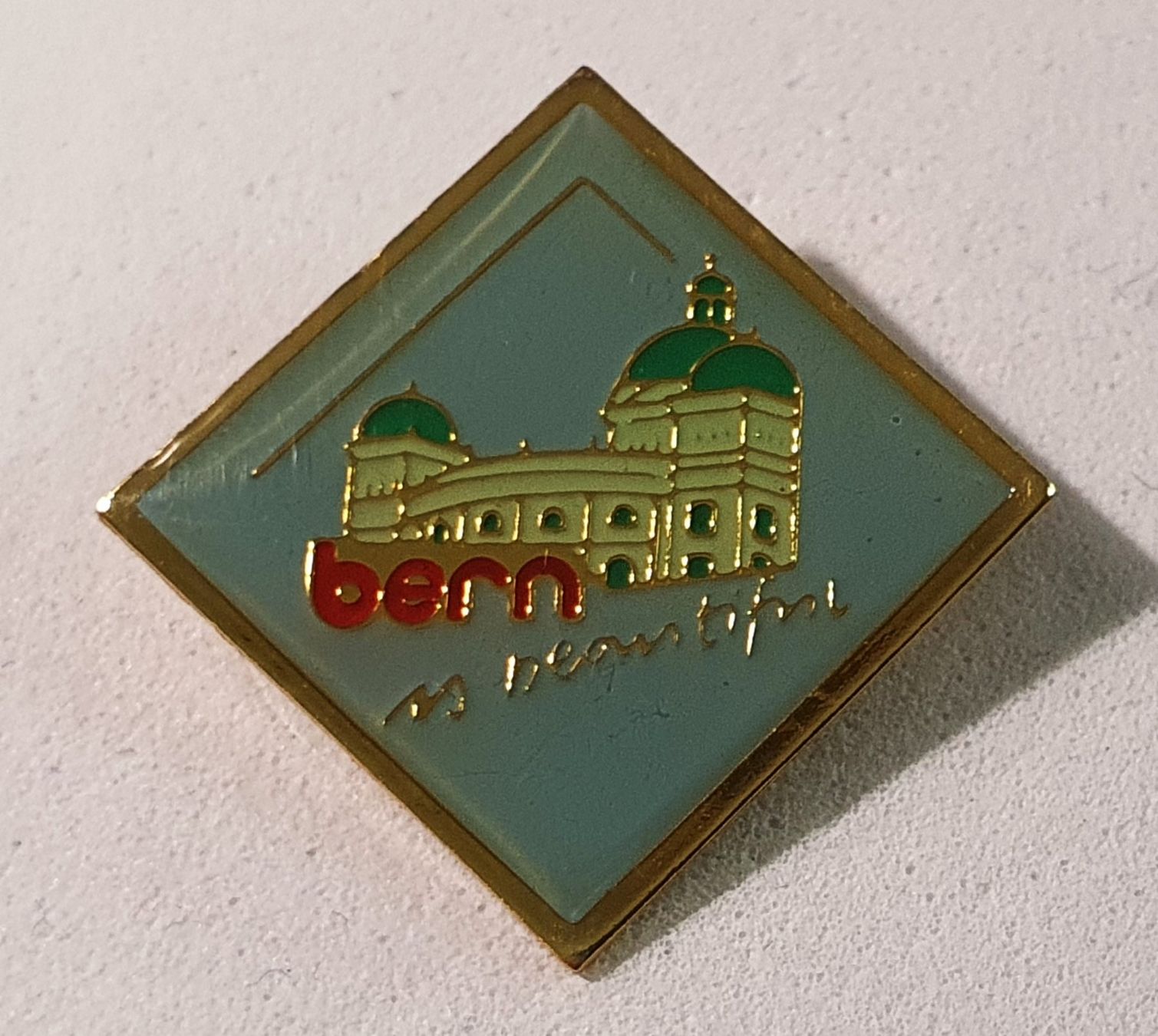 Placchette & Badge: AA667 - Pin Bern Bundeshaus – Usato da Reinach BL venduto da Boston-Verkauf
