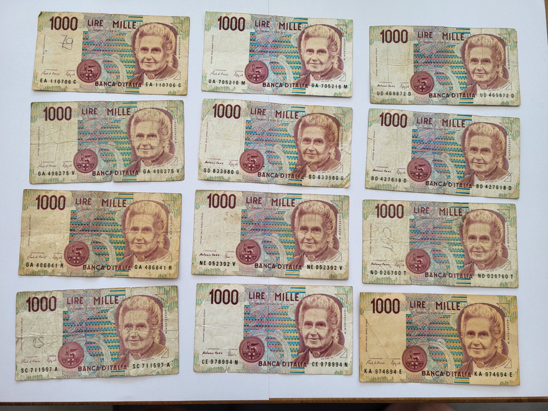 Banknoten: Banknoten aus Italien – Gebraucht aus Pravidondaz von LVtik