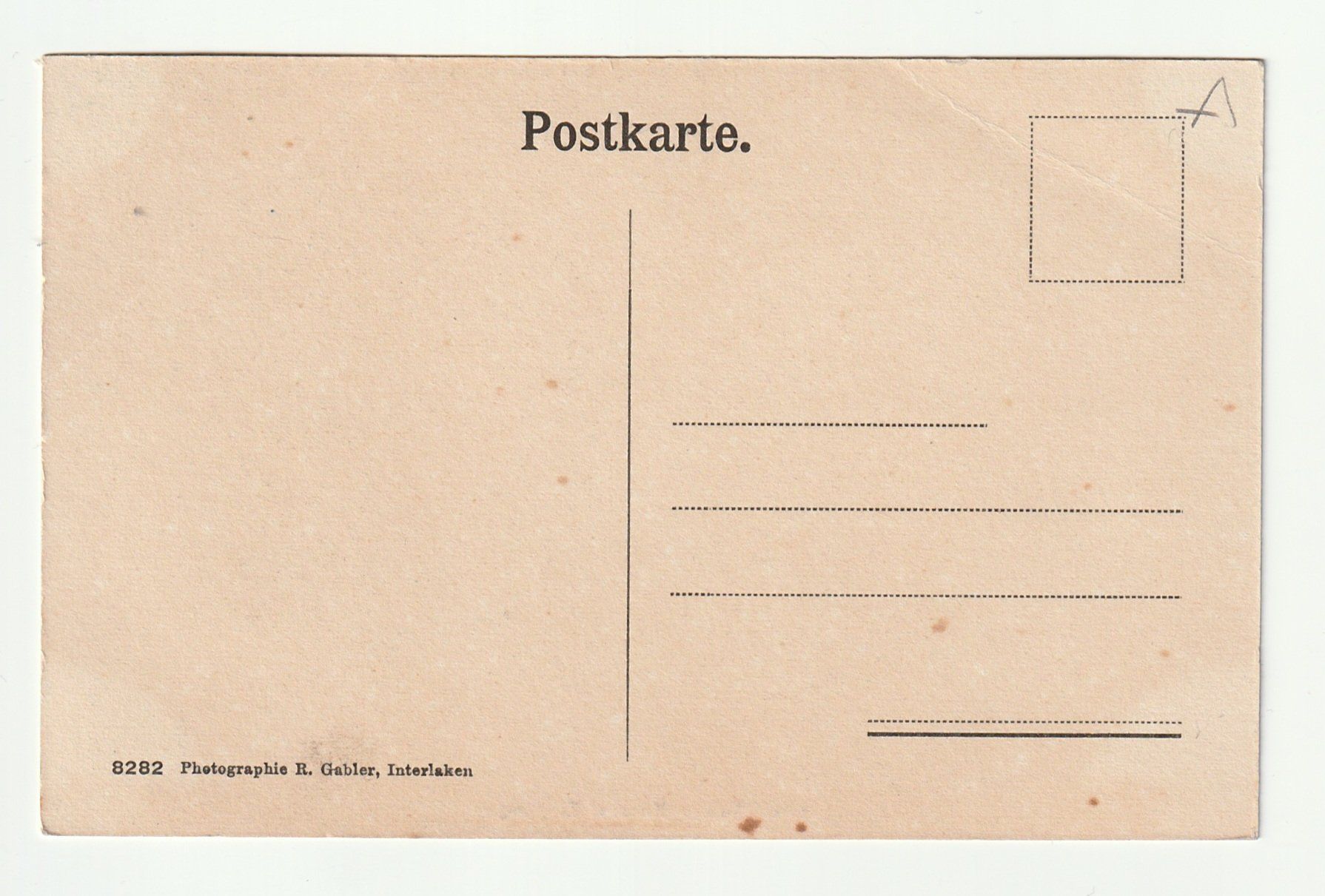 Ansichtskarten: Postkarte Kursaal-Eingangs in Interlaken, Bern – Gebraucht aus St. Gallen von Ricardo_Deals 1