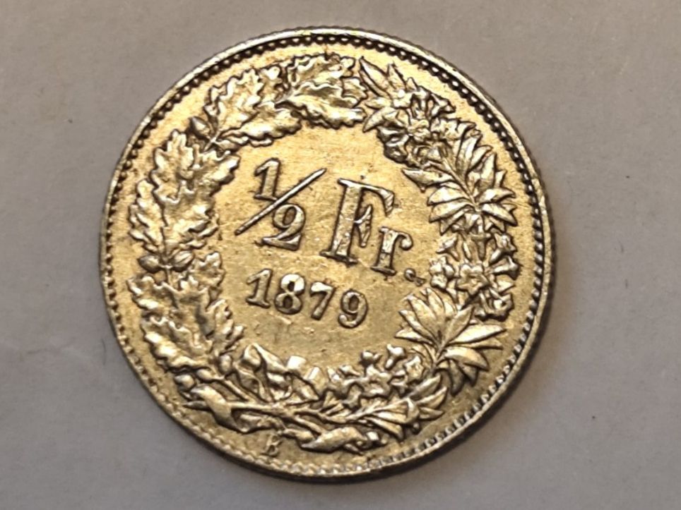 Tutti le monete: ==> 1/2Fr 1879 ss+ <== – Usato da Bern venduto da b.man_is_back