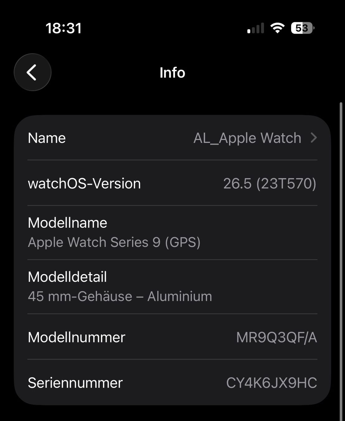 Apple Smartwatch: Apple Watch Series 9 GPS – D'occasion à Davos Platz par sam_xr2v 7