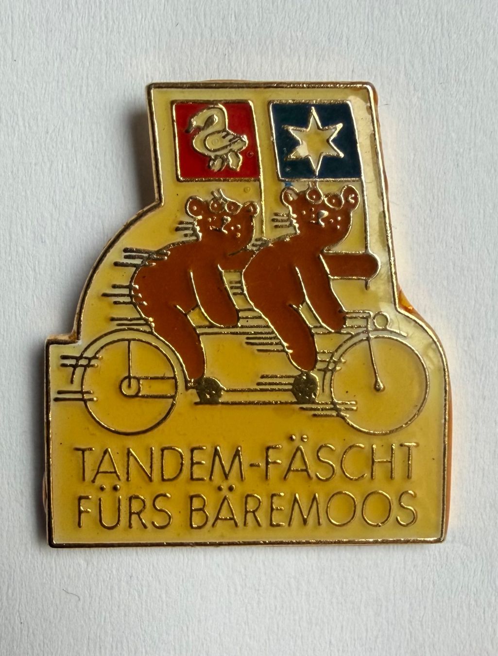 Plaketten & Abzeichen: Tandem-Fäscht fürs Bäremoos Pin – Gebraucht aus Zürich von Kue_Zuerich