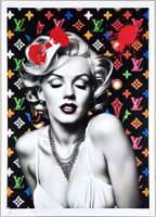 Death NYC Ltd Ed Pop Art Druck " Vuitton Marilyn Monroe
