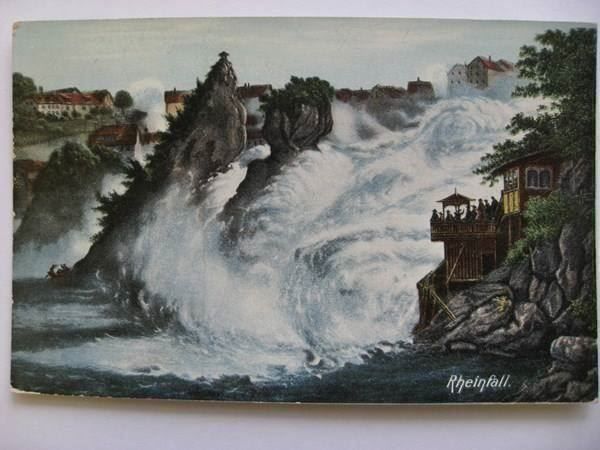 Cartoline postali: AK  Rheinfall – Usato da Gundetswil venduto da Egro01