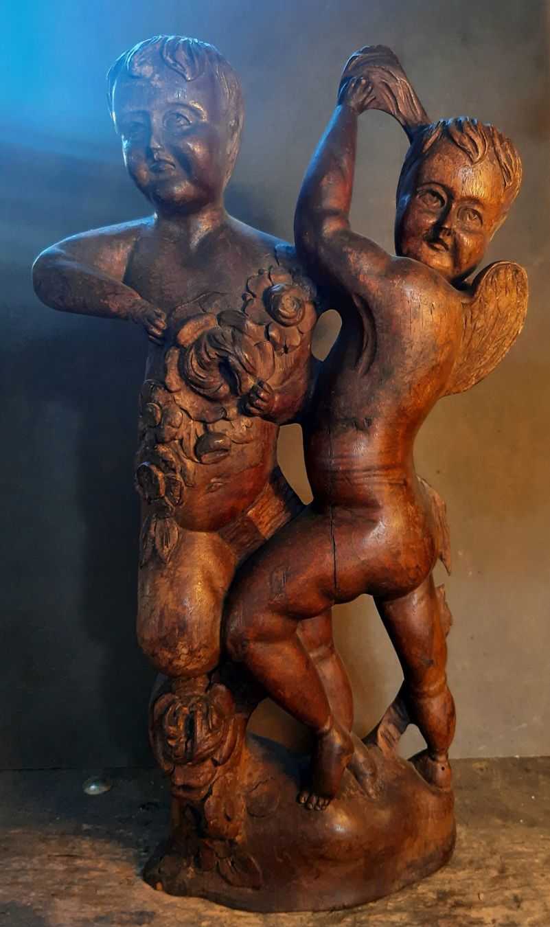 Skulpturen & Statuen: Antike Barock Holz Skulptur – Gebraucht aus Arbon von torso444
