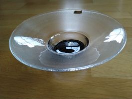 Schöne, spezielle Schale aus Böhmen Glas