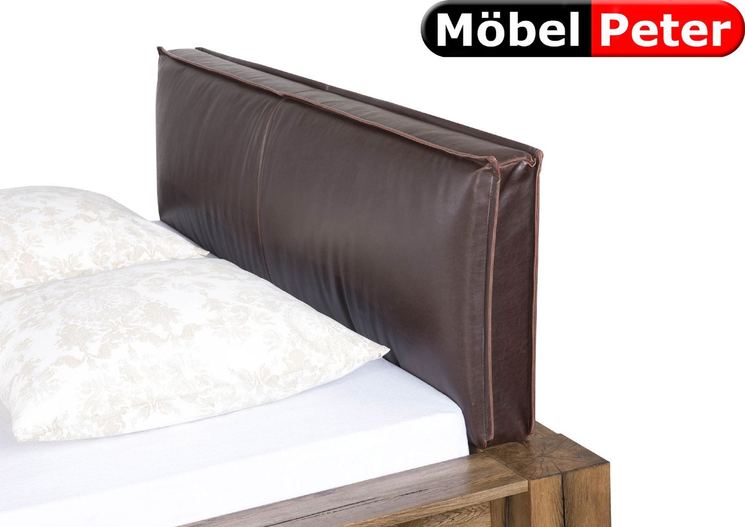 Letti: Massivbett Eiche mit Polster 180 x 200cm – Nuovo e nell'imballaggio originale da Kölliken venduto da Peter-Moebel 1