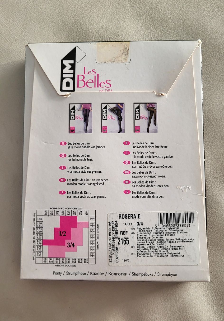 Dim Strümpfe & Strumpfhosen: DIM Collant Roseraie 3/4 Netzstrumpfhose neu – Neu und originalverpackt aus Schindellegi von Maidli8834 1