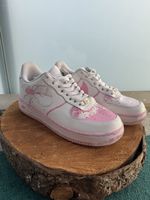 Nike Air Force 1 weiss-pink Gr. 38 custom! 