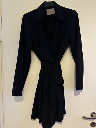 Schicker VERO MODA Trenchcoat, schwarz, Gr. 38