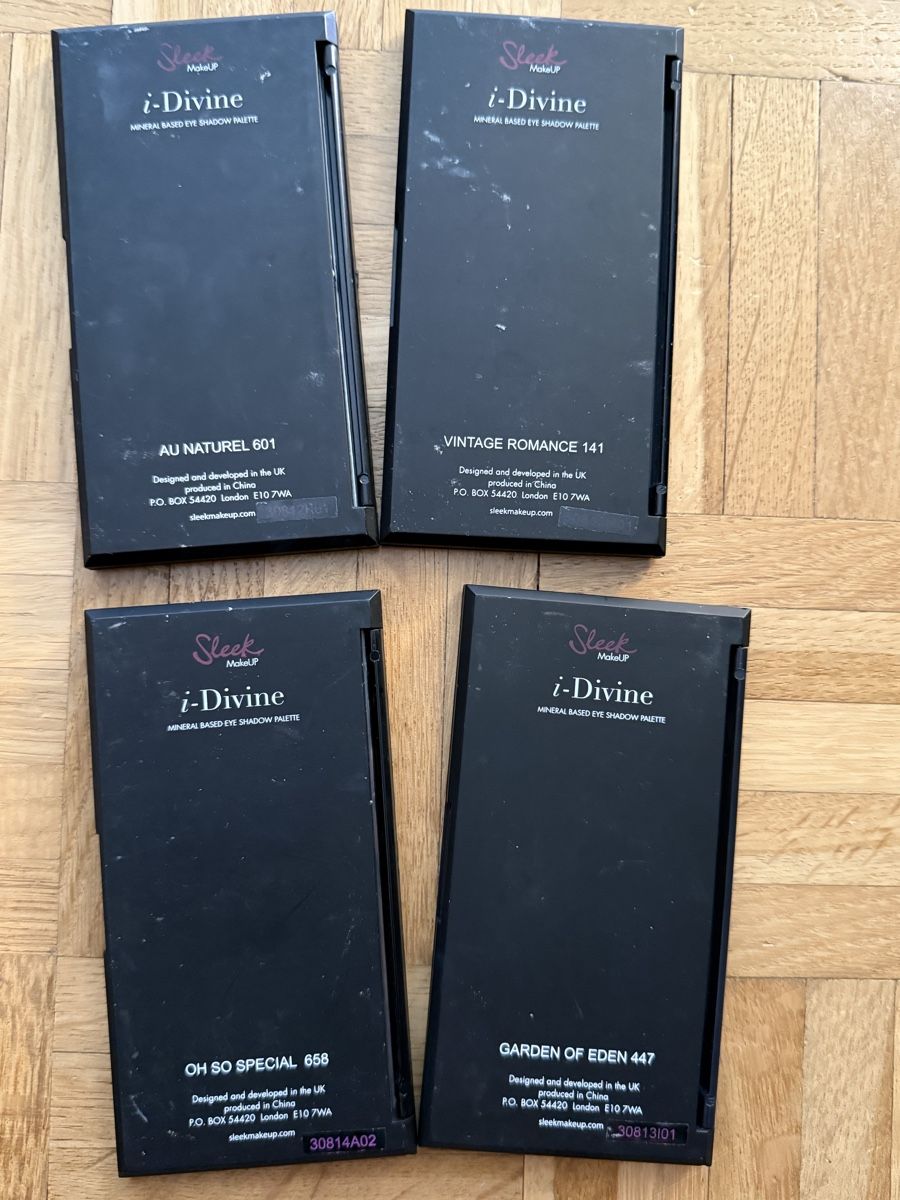 Maquillage: 4x Sleek Eyeshadow Palette i-Divine, letzte Reaktivierung – D'occasion à Leissigen par tahari 6