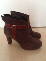 DAMEN STIEFELETTEN- Gr.39-ECHT LEDER-TOP