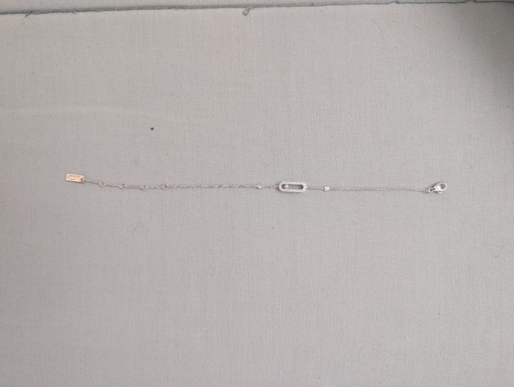 Messika Bracciali & Braccialetti: Bracelet Messika Move Uno pavé or blanc – Nuovo e nell'imballaggio originale da Les Avanchets venduto da ale_2prq 6