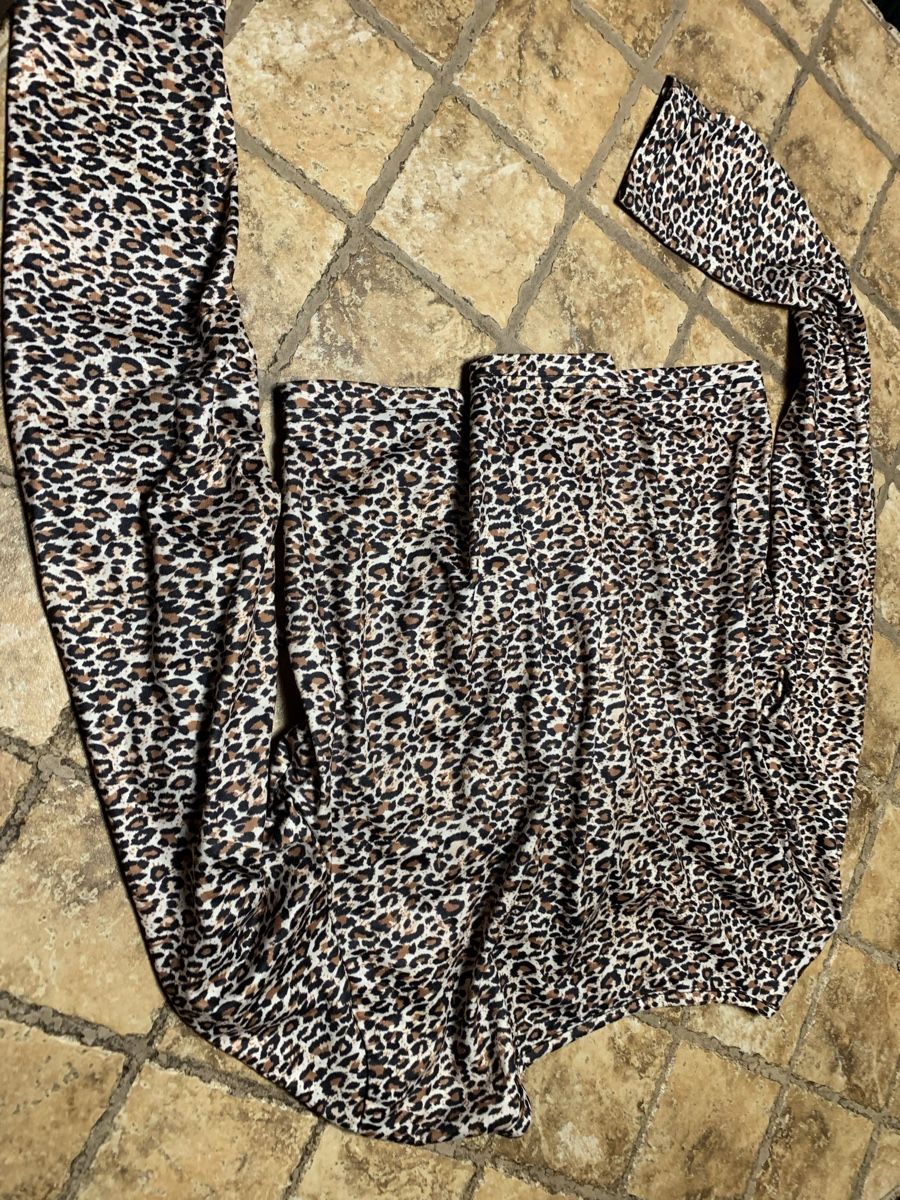 Giacche: Chic Cardigan con laccetti- cotone leopardato-1 size – Nuovo (secondo la descrizione) da Gordevio venduto da LanaZimm 4