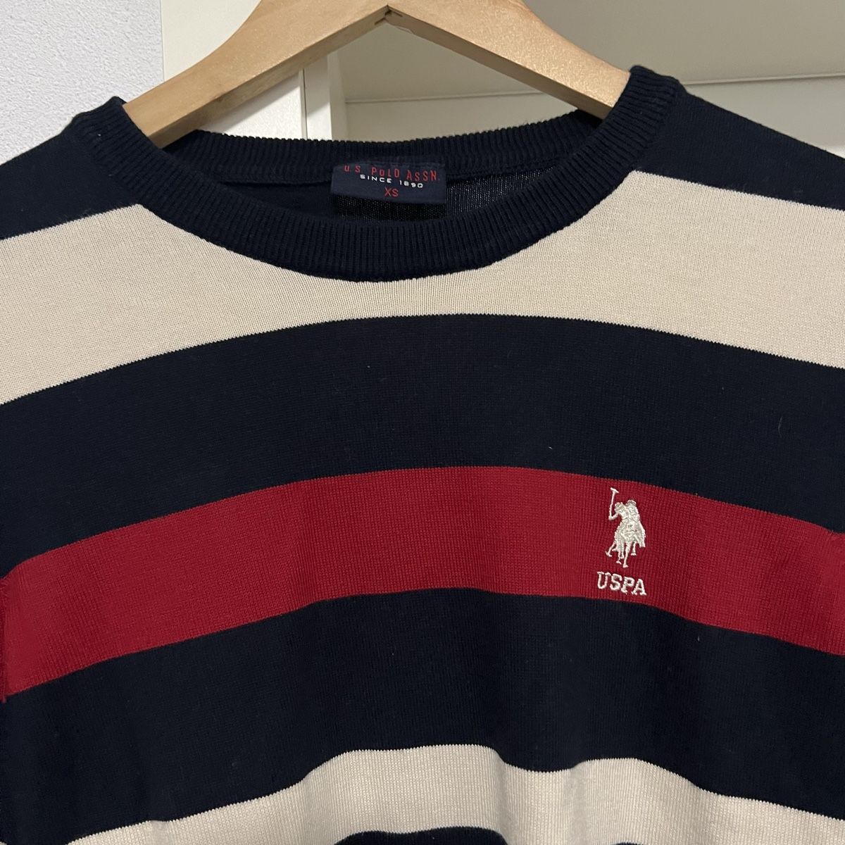 US Polo Maglioni & Felpe: U.S. Polo Assn. Strickpullover gestreift, Grösse M – Nuovo (secondo la descrizione) da Beringen venduto da BEBILI 1