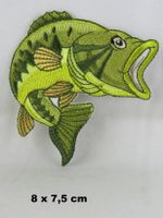 FISCH - Aufnäher - Aufbügler - Stickerei - 8x7.5cm