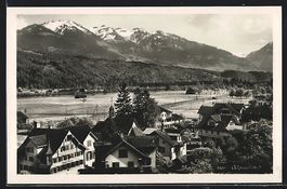 Alpnachstad, Teilansicht vom Ort mit Tal