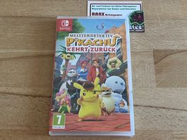Meisterdetektiv Pikachu kehrt zurück, NEU, Nintendo Switch