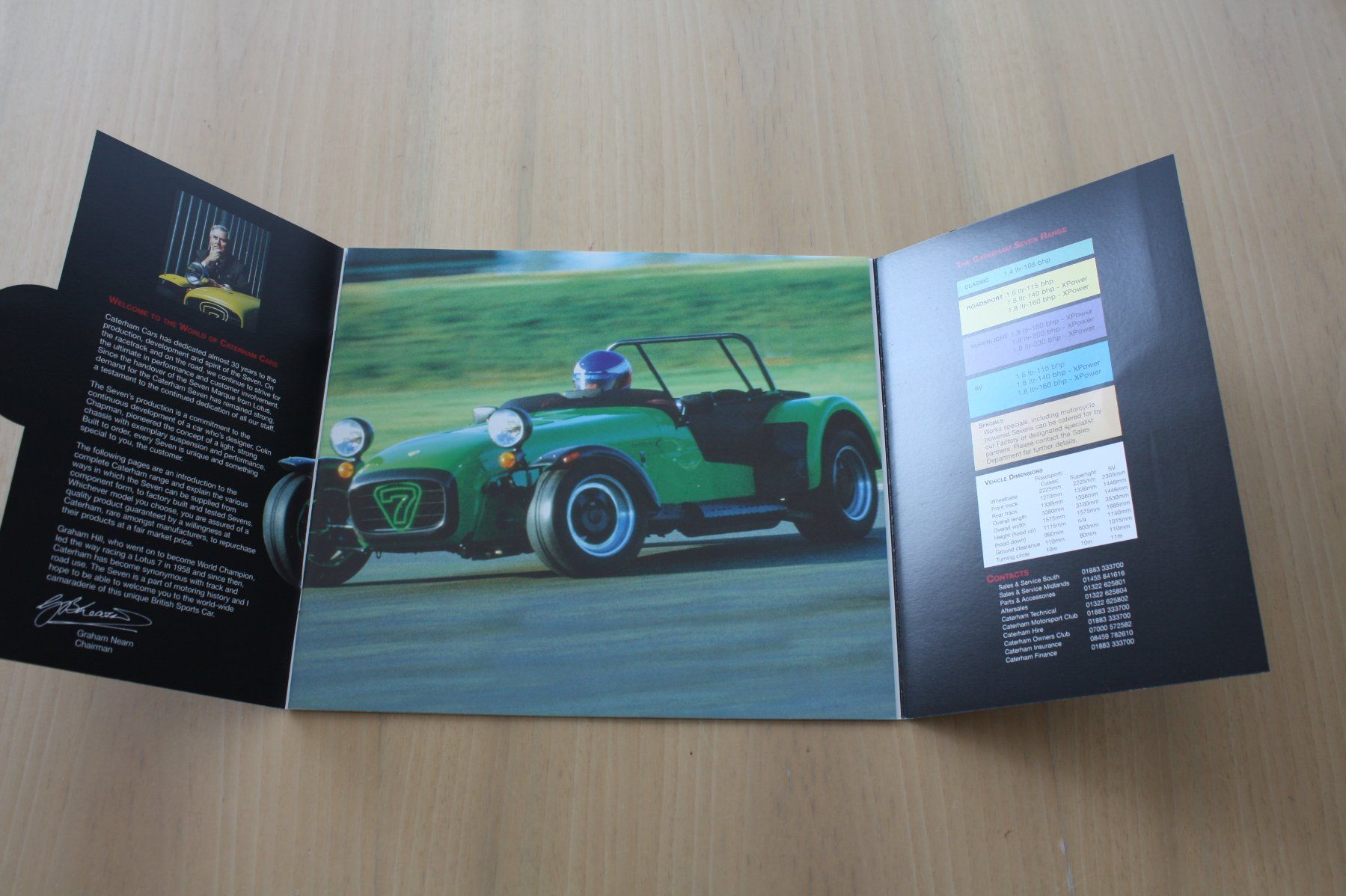 Caterham Documenti: Caterham 7 Prospekt 5/2003 – Usato da Wikon venduto da erwin400 1