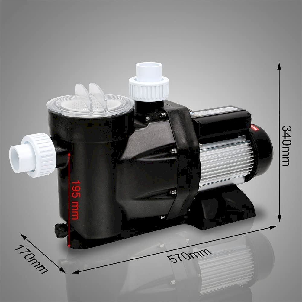Pompe & Parti di ricambio: WilTec Poolpumpe 19200l/h 750W – Nuovo e nell'imballaggio originale da Bottighofen venduto da zaap 4