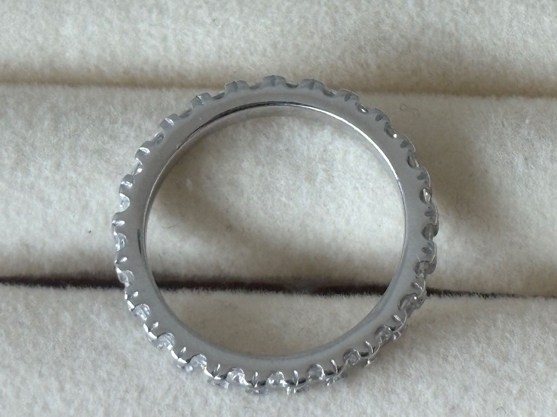 Anelli: Luxus Elegante Memoire 18/8 Ring  Farbe Silber – Nuovo (secondo la descrizione) da Biel-Bienne venduto da Roserosse13 3