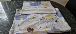 Süsse Kinderbettwäsche mit Elefantenmuster, neu!