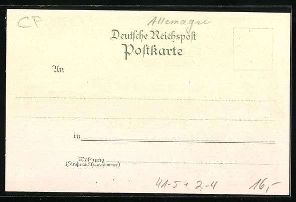 Cartoline postali: Litho Kiel-Korsör, Kaiserlich deutscher – Usato da Berlin venduto da bartko-reher 1