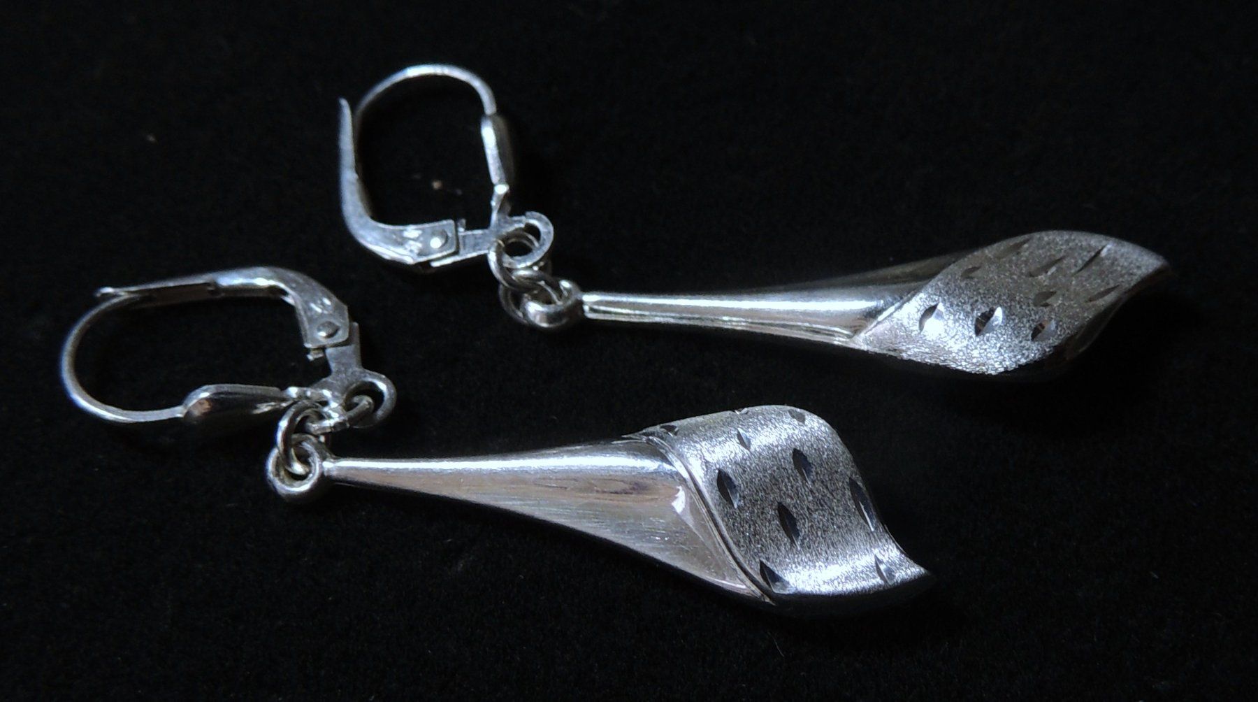 Orecchini pendenti & Orecchini a lobo: Silber 925 Ohrringe 40 mm – Usato da Waldenburg venduto da schaller707 1