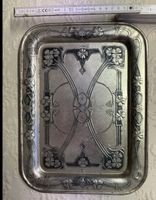 Antikes Vintage Tablett, Metall,Jugendstil, MERKUR
