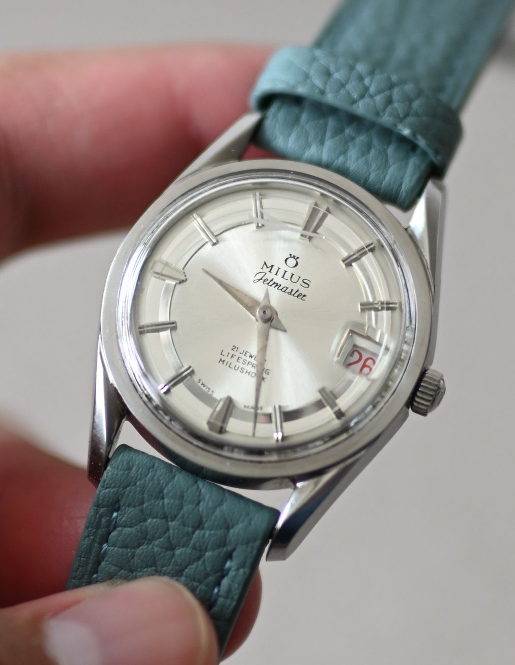 Milus Orologi: MILUS Jetmaster - Polerouter Style Vintage Uhr – Usato da Bern venduto da DasSpaghett 4