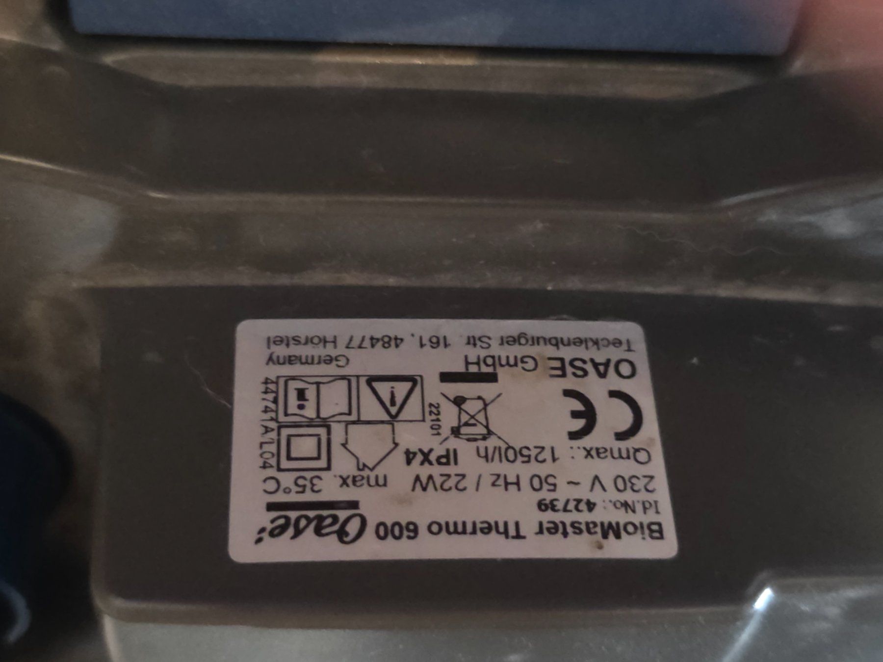 Oase Filtri: Oase BioMaster Aussenfilter Aquarium 600l. – Usato da Wagenhausen venduto da sab_8xpy 2