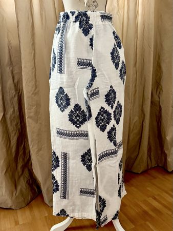 Neuw. leichte Leinen Sommerhose,  Gr. 42