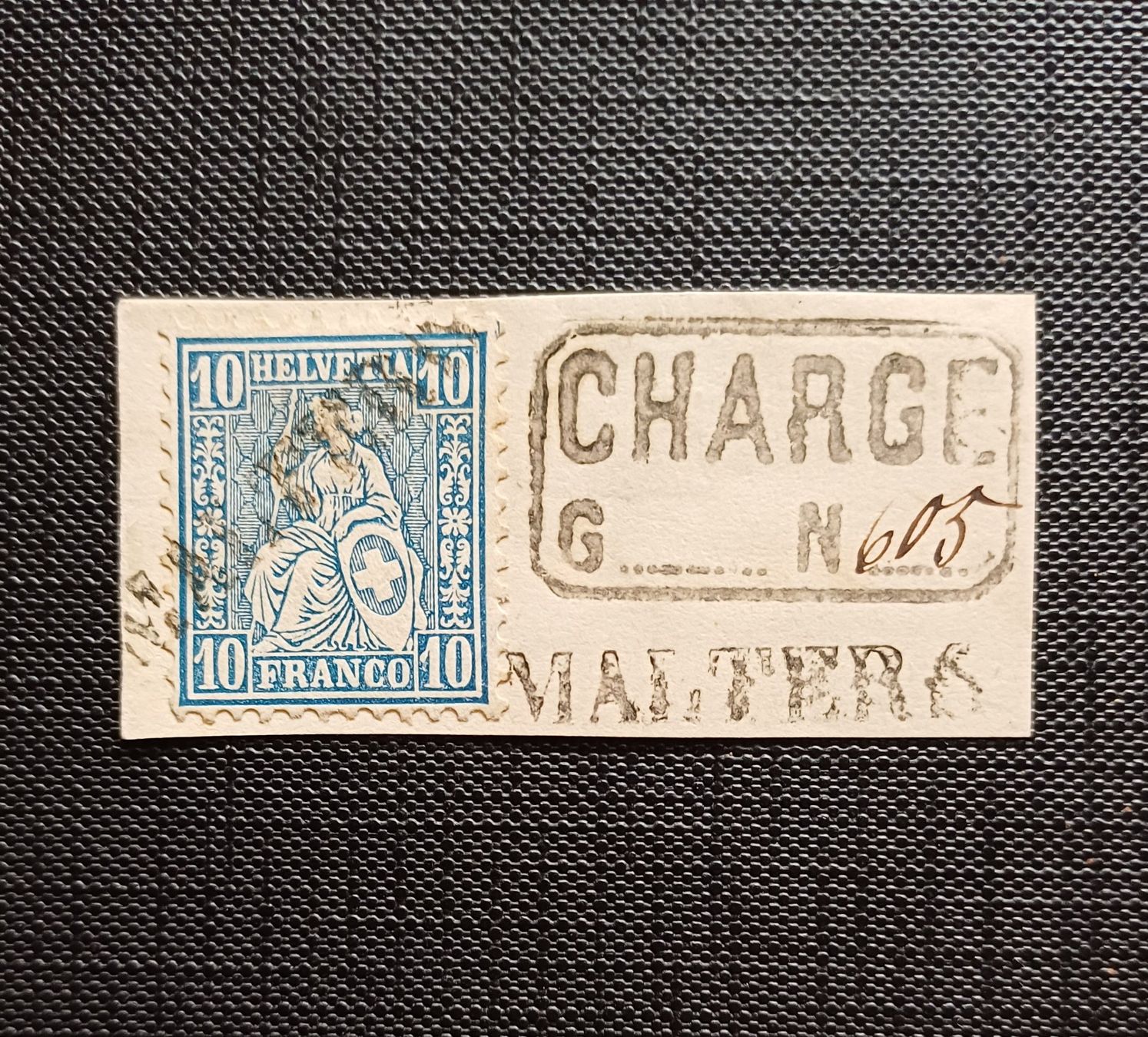 Tous les timbres: Sitz.Helvetia MALTERS Stabstempel – D'occasion à Brittnau par simionius