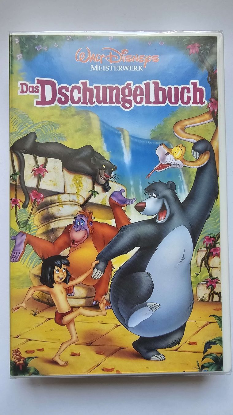 Tutti i VHS: Das Dschungelbuch Walt Disney VHS OVP! – Nuovo e nell'imballaggio originale da Winterthur venduto da sim_msv2