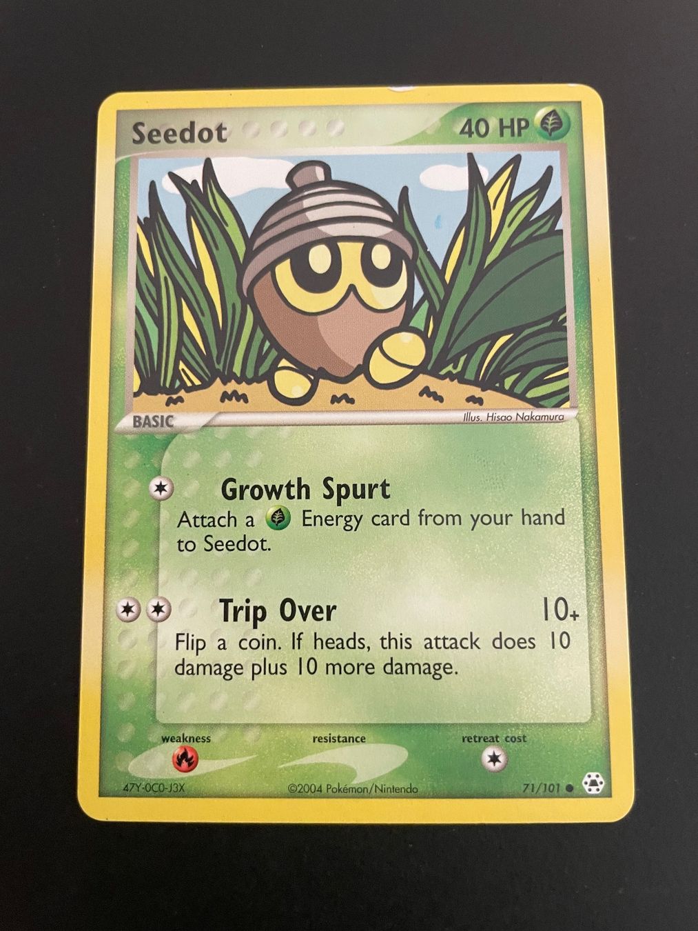 Pokémon Carte collezionabili: Seedot 71/101 EX Hidden Legends – Usato da Zürich venduto da pokemon_cards