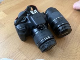 Canon EOS 1300D mit 2 Objektiven fast nie gebraucht