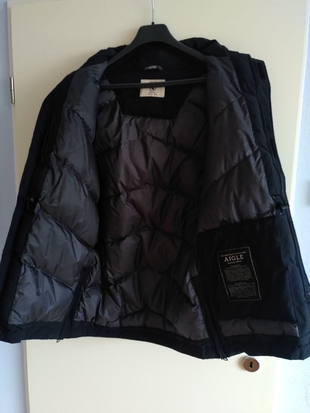 Jacken: Parka schwarz Gr. Medium von AIGLE – Neu (gemäss Beschreibung) aus Rafz von Herbstfarben2014 1
