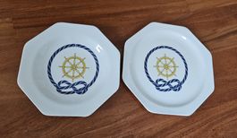 Bootsgeschirr Cartaffini 4 Speiseteller, 4 Suppenteller