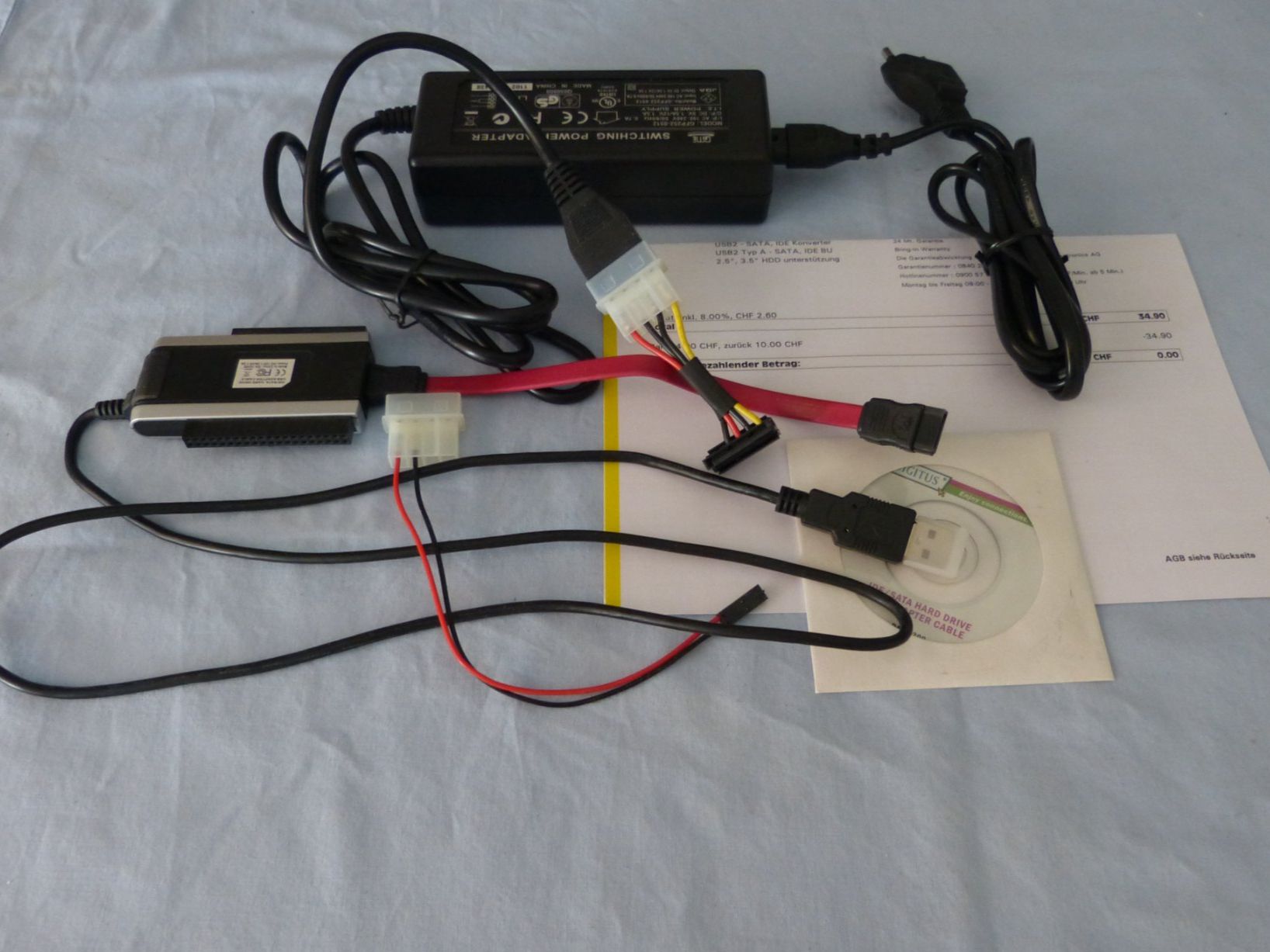 Convertitori: USB2/SATA/IDE Konverter – Usato da Lengnau BE venduto da AllerleiSUPER